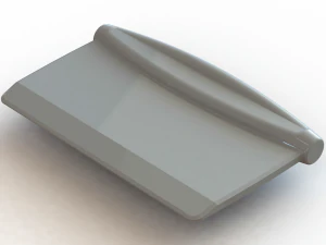 硬質プラスチックベンチスクレーパー 3Dプリントモデル