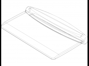 Hard Plastic Bench Scraper 3D Принт Модель