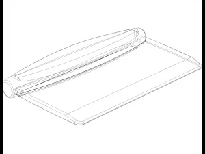 Hard plastic bankschraper 3D printmodel