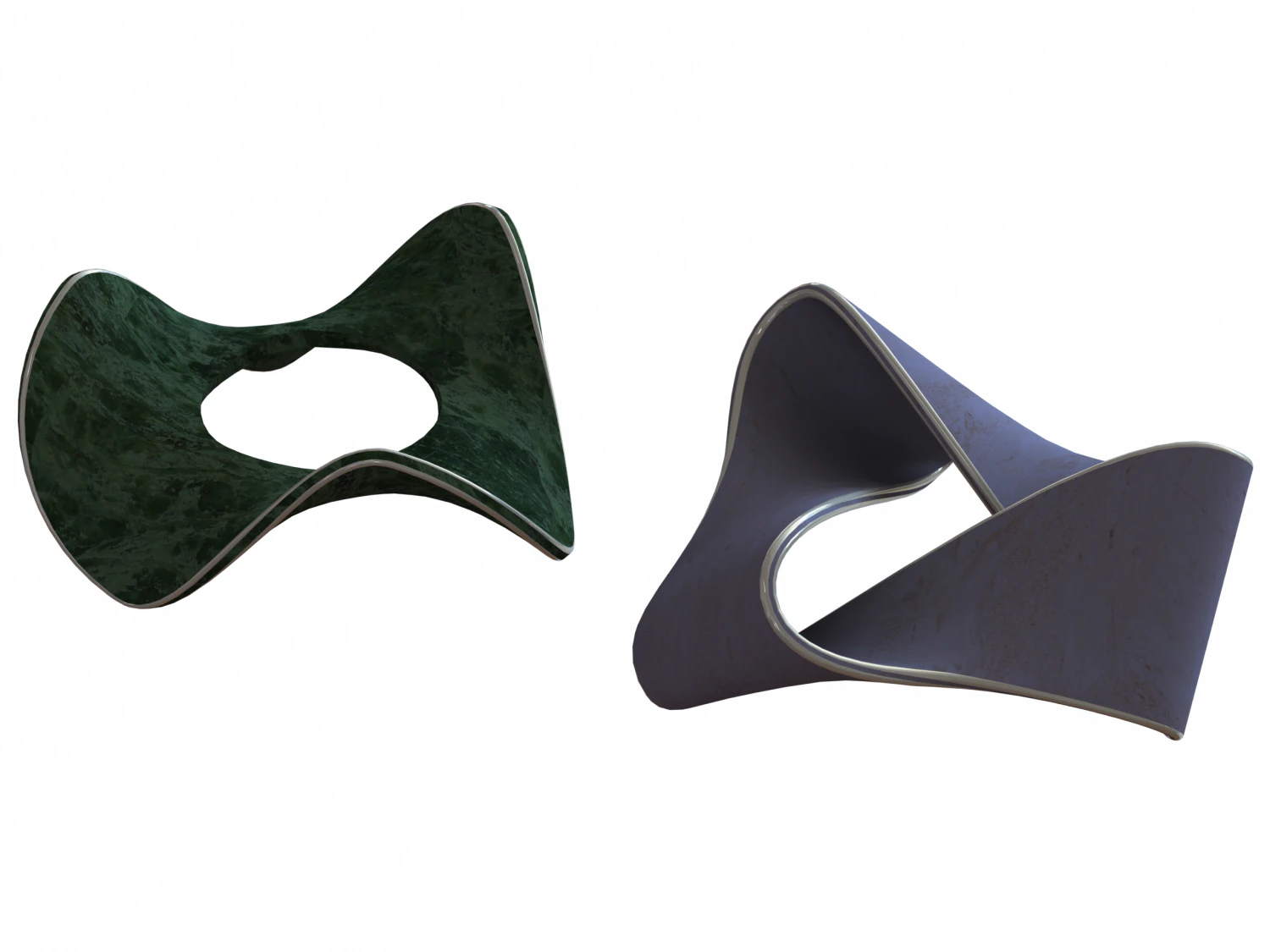 Arte geom&eacute;trica em forma de Moebius Modelo de Impressão 3D .c4d .max .obj .3ds .fbx .stl .blend 