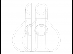 Optical illusion - Klein Bottle by MC Escher Model Cetak 3D