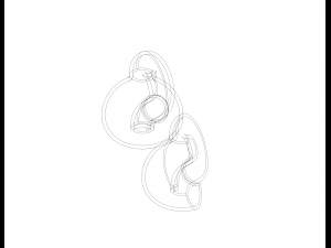 Optical illusion - Klein Bottle by MC Escher Model Cetak 3D