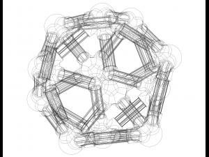 Icosahedral Structures with Atoms Modello di stampa 3D
