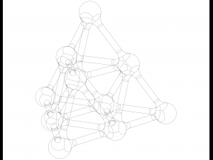 Tetra Structures with Atoms Modelo de impresión 3D