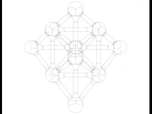 Tetra Structures with Atoms 3D Print Model