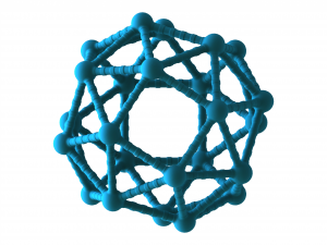 Snub Cube Structures with Atoms Modello di stampa 3D