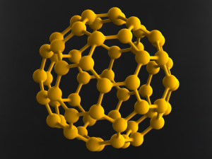 Truncated Icosahedron with Atoms 3D प्रिंट मॉडल