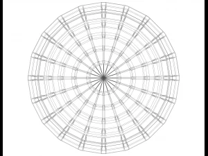 Wireframe Shape Globe Grid Sphere 3D Print Model