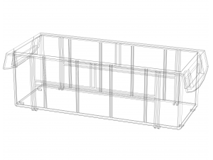 Small Parts Storage Box Modèles 3D en vedette