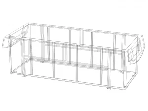 Small Parts Storage Box 3D Print Model