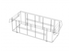 Small Parts Storage Box Modèles 3D en vedette
