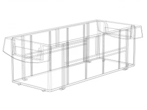 Small Parts Storage Box 3D Print Model