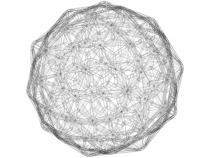 Wireframe Shape Geometric Diamond 3D-Druckmodell