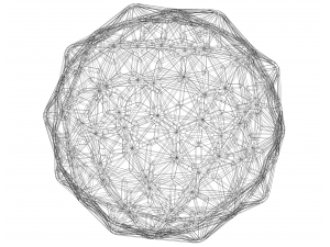 Wireframe Shape Geometric Diamond 3D-Druckmodell