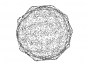 Wireframe Shape Geometric Diamond 3D-Druckmodell