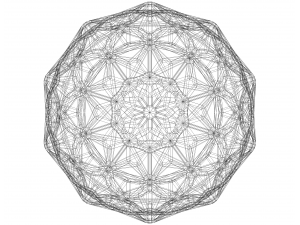 Wireframe Shape Geometric Diamond 3D-Druckmodell