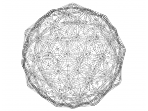 Wireframe Shape Geometric Diamond 3D-Druckmodell