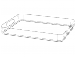 Plastic Conical Tray Modello di stampa 3D