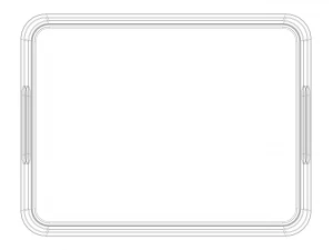 Plastic Conical Tray 3D Print Model