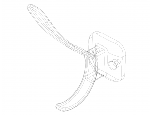Plastic Towel Holder 3D Baskı Modeli