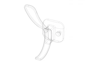 Plastic Towel Holder 3D Print Model