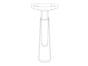 Plastic Towel Holder 3D Print Model