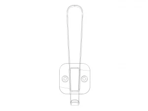 Plastic Towel Holder 3D Print Model
