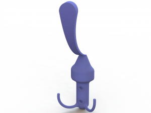 Wall Mounted Bathroom Hooks 3D Принт Модель