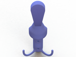 Wall Mounted Bathroom Hooks Modelo de impresión 3D