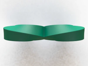Geometric Infinity Mobius with Stand 3D Print Model