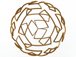 Wireframe Shape Geometric Telstar Ball 3D 打印模型