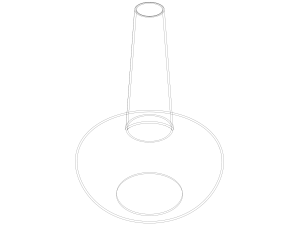 Vase with Small Mount Type 3D-printmodel