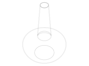 Vase with Small Mount Type 3D-printmodel