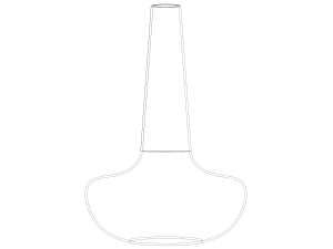 Vase with Small Mount Type 3D-printmodel