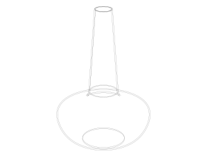Vase with Small Mount Type 3D-printmodel