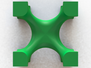 Lattice Structures of Skeletal I-WP Model do druku 3D