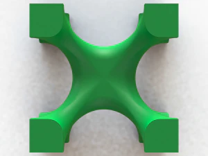 Lattice Structures of Skeletal I-WP 3D Print Model