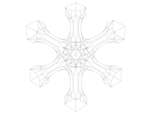 Lattice Structures of Skeletal I-WP 3D Print Model