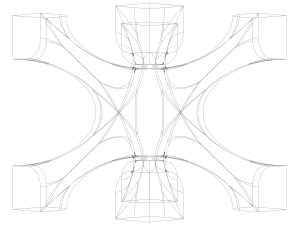 Lattice Structures of Skeletal I-WP Model do druku 3D