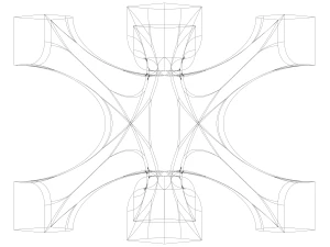 Lattice Structures of Skeletal I-WP 3D Print Model