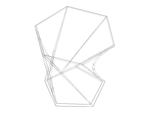 Twisted Pen-Hex Holder 3D Druckmodell