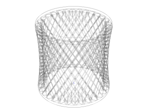 Circular Lattice Holder Modelo de Impressão 3D
