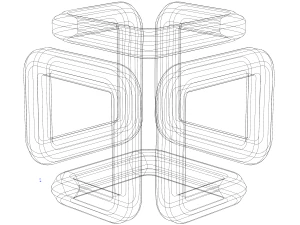 Hexa Infinity Cube 3D Print Model