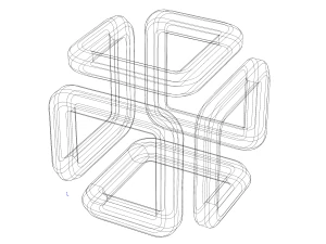 Hexa Infinity Cube 3D Print Model