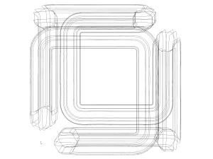 Hexa Infinity Cube 3D Print Model