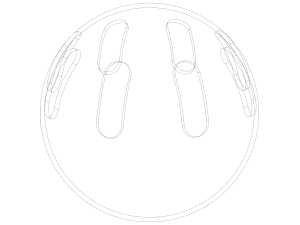 Plastic Wiffle Ball Modello di stampa 3D