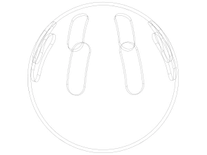 Plastic Wiffle Ball 3D Print Model