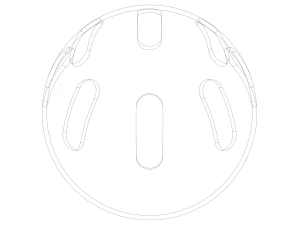 Plastic Wiffle Ball 3D Print Model