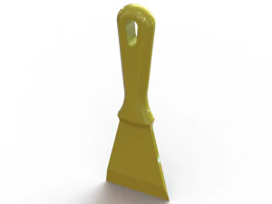 Kunststoff-Handschaber mit Aufh&auml;ngeloch 3D Druckmodell