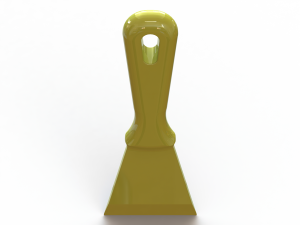 Plastic Hand Scraper with Hanging Hole Modelo de impresión 3D